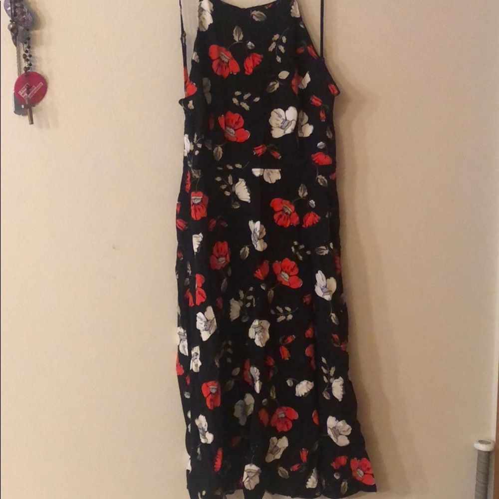 Backless spaghetti strap dress